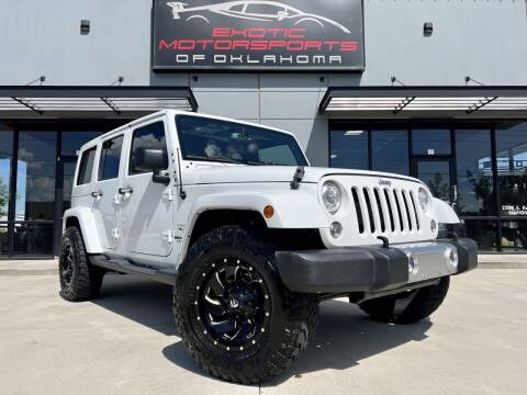 2017 Jeep Wrangler Unlimited for sale at Exotic Motorsports of Oklahoma in Edmond OK
