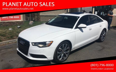 2013 Audi A6 for sale at PLANET AUTO SALES in Lindon UT