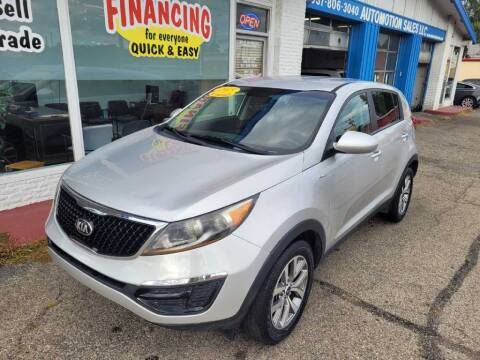 2015 Kia Sportage for sale at AutoMotion Sales in Franklin OH