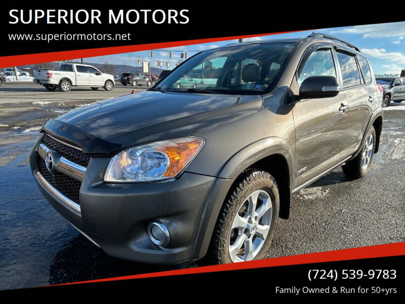 2010 Toyota RAV4 for sale at SUPERIOR MOTORS in Latrobe PA