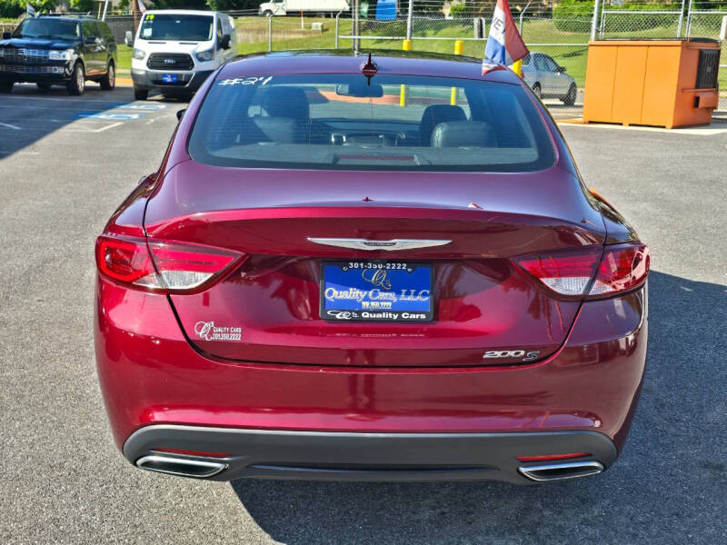 2015 Chrysler 200 S