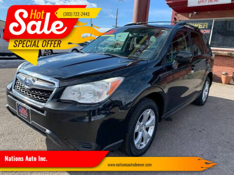 2015 Subaru Forester for sale at Nations Auto Inc. in Denver CO