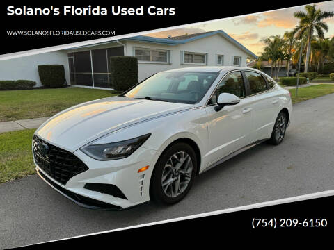 2020 Hyundai Sonata for sale at SOLANOS & SANCHEZ AUTO SALES C in Hollywood FL