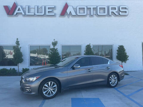 2015 Infiniti Q50 for sale at Value Motors Company in Marrero LA