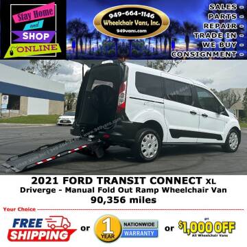 2021 Ford Transit Connect for sale at Wheelchair Vans Inc in Laguna Hills CA