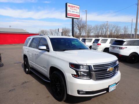 2016 Chevrolet Tahoe for sale at Marty's Auto Sales in Savage MN