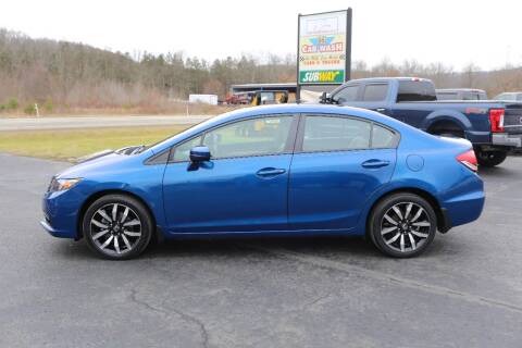 2015 Honda Civic for sale at T James Motorsports in Nu Mine PA