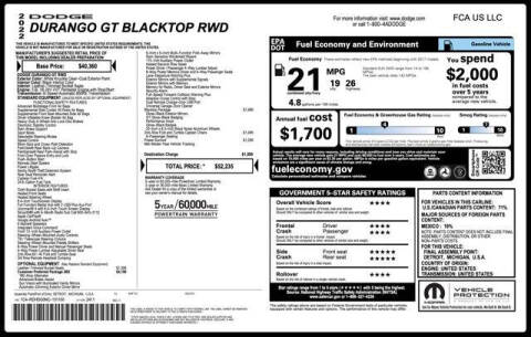 2022 Dodge Durango GT Plus