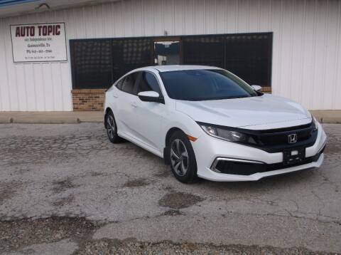 2020 Honda Civic for sale at AUTO TOPIC in Gainesville TX