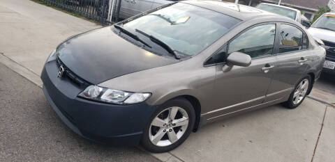 2007 Honda Civic for sale at LUCKY MTRS in Pomona CA