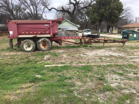 2008 clement PUP Trailer 12 FT for sale at A ASSOCIATED VEHICLE SALES in Weatherford TX