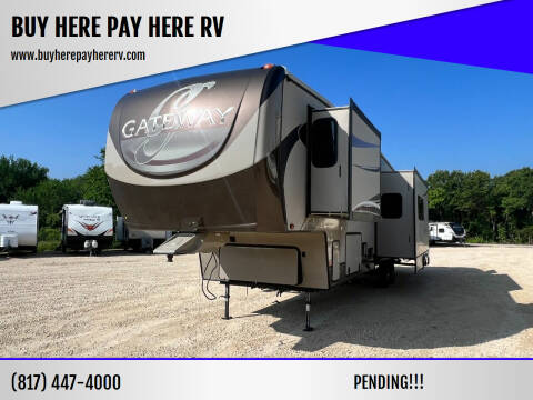 2015 Heartland Gateway 3750PT for sale at BUY HERE PAY HERE RV in Burleson TX