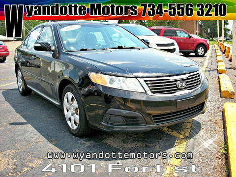 2009 Kia Optima for sale at Wyandotte Motors in Wyandotte MI