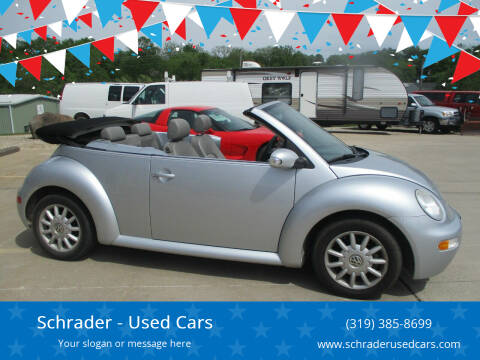2004 Volkswagen New Beetle Convertible for sale at Schrader - Used Cars in Mount Pleasant IA