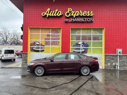 2013 Ford Fusion for sale at AUTO EXPRESS OF HAMILTON LLC in Hamilton OH