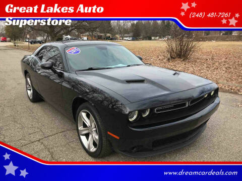 2015 Dodge Challenger for sale at Great Lakes Auto Superstore in Waterford Township MI