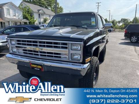 1987 Chevrolet Blazer for sale at WHITE-ALLEN CHEVROLET in Dayton OH