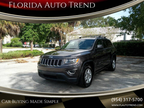 2015 Jeep Grand Cherokee for sale at Florida Auto Trend in Plantation FL
