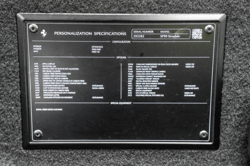 2023 Ferrari SF90 Stradale