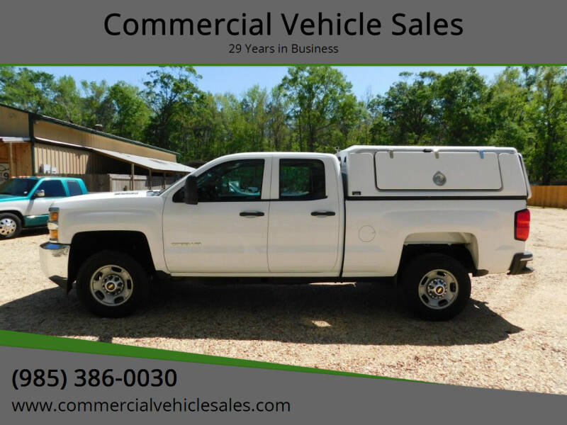 2015 Chevrolet Silverado 2500HD for sale at Commercial Vehicle Sales in Ponchatoula LA