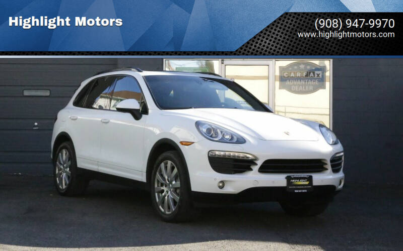 2012 Porsche Cayenne for sale at Highlight Motors in Linden NJ