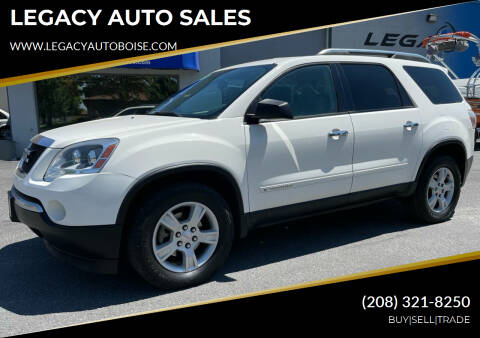 2008 GMC Acadia for sale at LEGACY AUTO SALES in Boise ID