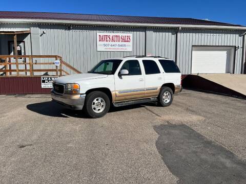 2000 GMC Yukon for sale at Dave's Auto Sales in Winthrop MN