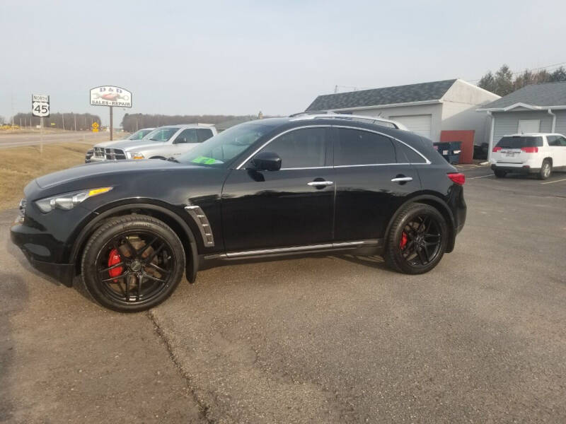 2011 Infiniti FX50 for sale at D AND D AUTO SALES AND REPAIR in Marion WI