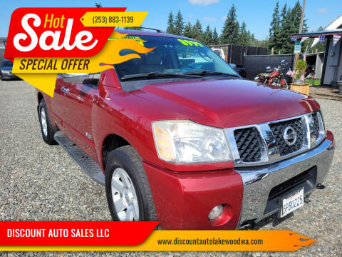 2005 Nissan Armada for sale at DISCOUNT AUTO SALES LLC in Spanaway WA