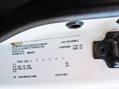 2022 International MV607