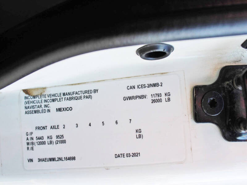 2022 International MV607