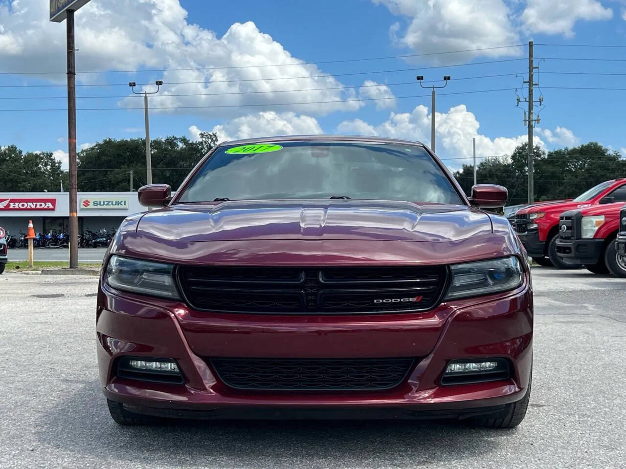Red 2017 Dodge Charger SXT AWD SXT 4dr Sedan 2