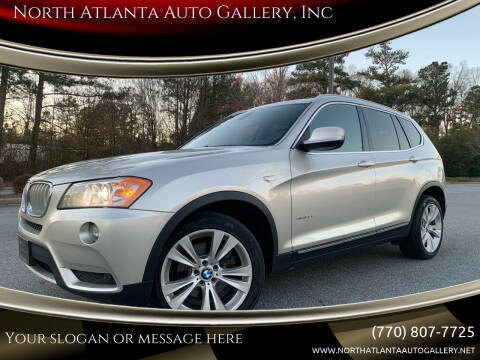 2012 BMW X3 for sale at North Atlanta Auto Gallery, Inc in Alpharetta GA