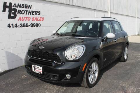 2013 MINI Countryman for sale at HANSEN BROTHERS AUTO SALES in Milwaukee WI