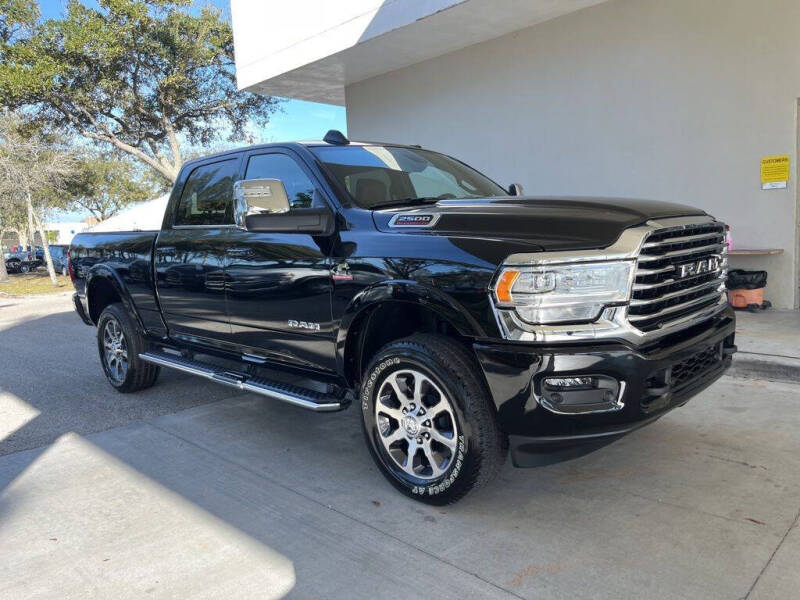 Used 2023 RAM Ram 2500 Pickup Laramie Longhorn with VIN 3C6UR5GL3PG615112 for sale in Davie, FL