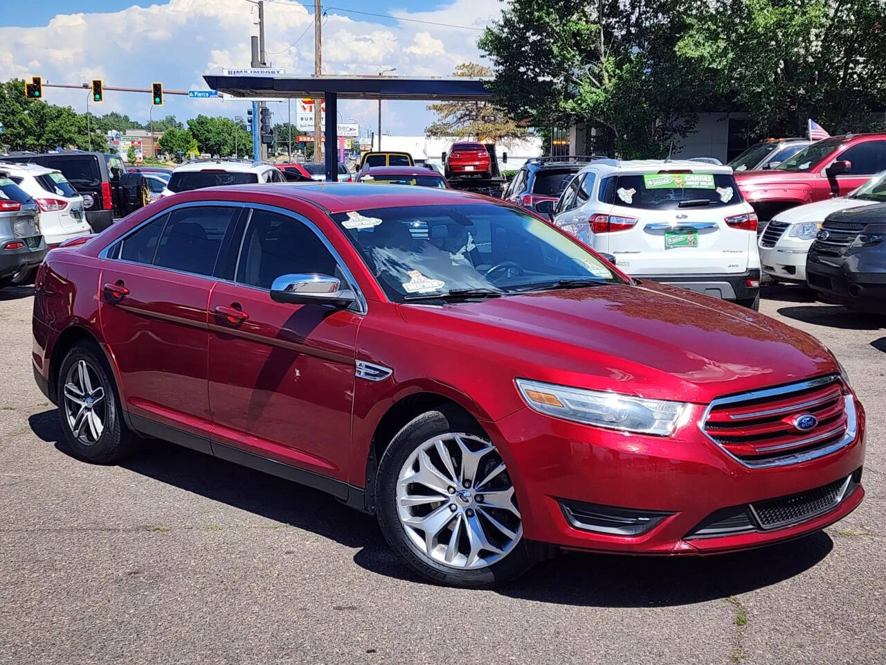 2013 Ford Taurus for sale at GO GREEN MOTORS in Lakewood, CO