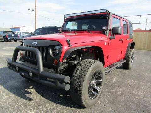 2012 Jeep Wrangler Unlimited for sale at AJA AUTO SALES INC in South Houston TX