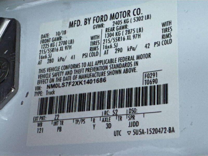 2019 Ford Transit Connect XLT