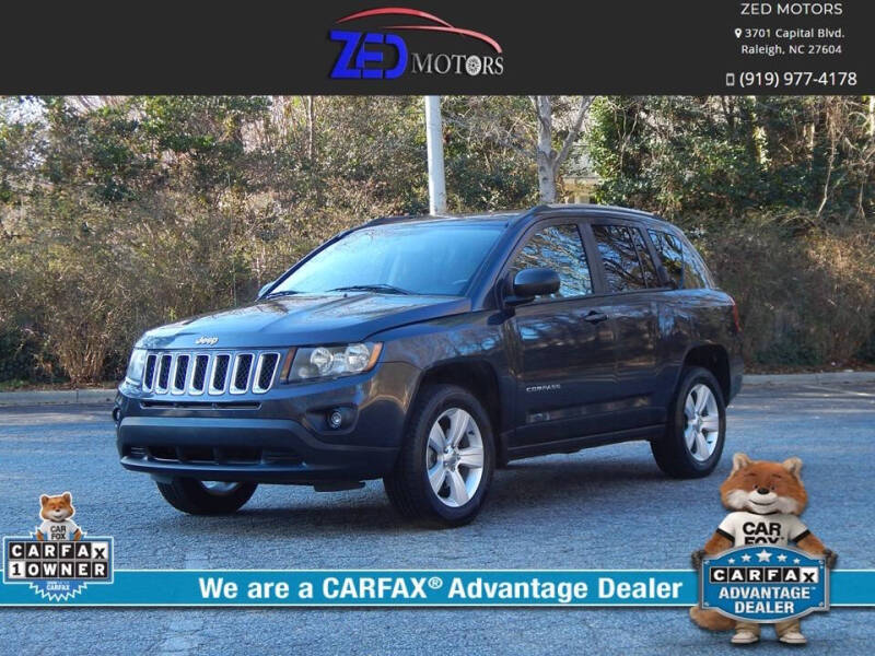 2014 Jeep Compass for sale at Zed Motors in Raleigh NC