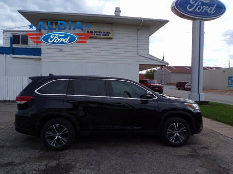 2019 Toyota Highlander for sale at Albia Ford in Albia IA