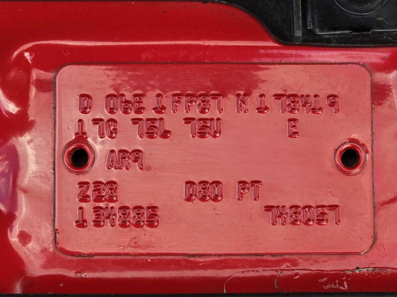 1983 Chevrolet Camaro Z28