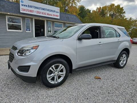 2016 Chevrolet Equinox for sale at BARTON AUTOMOTIVE GROUP LLC in Alliance OH