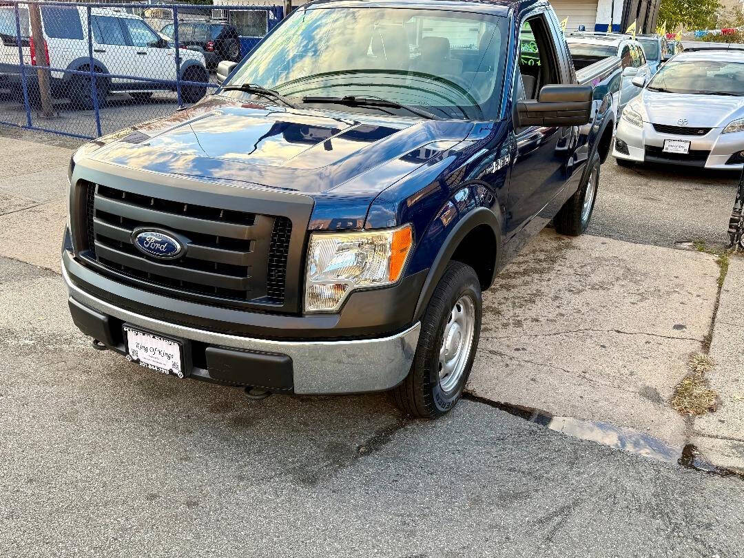 2012 Ford F-150 XLT 4x4 2dr Regular Cab Styleside 6.5 ft. SB - Blue exterior view 4