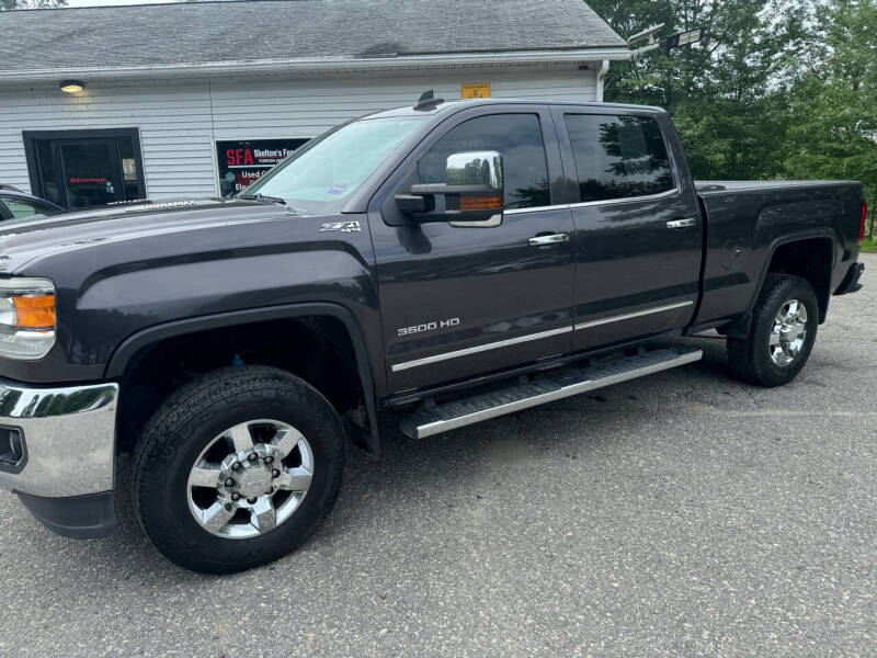 Used 2015 GMC Sierra 3500 SLT with VIN 1GT423C80FF662262 for sale in Bath, ME