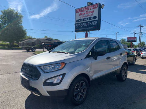 2020 Ford EcoSport for sale at Unlimited Auto Group in West Chester OH