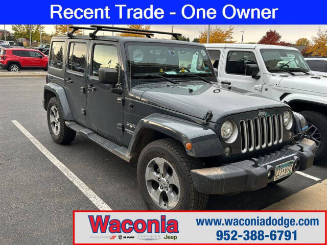 2017 Jeep Wrangler Unlimited for sale at Victoria Auto Sales in Victoria, MN