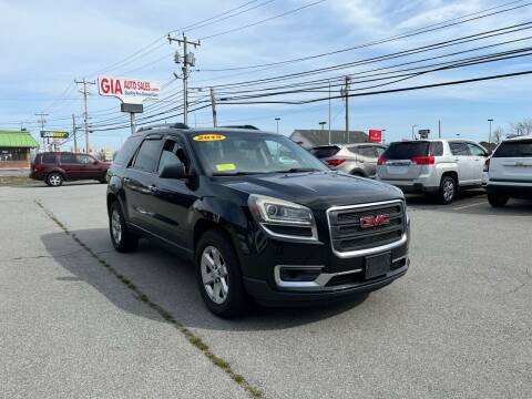 2015 GMC Acadia for sale at Gia Auto Sales in East Wareham MA