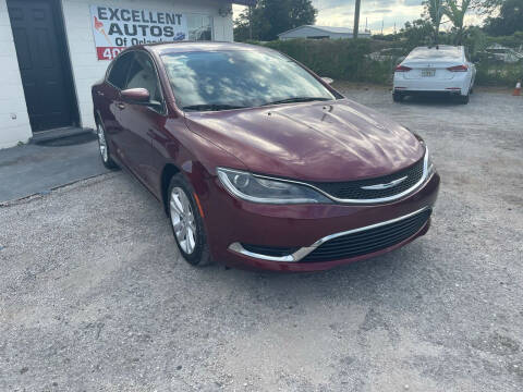 2015 Chrysler 200 for sale at Excellent Autos of Orlando in Orlando FL