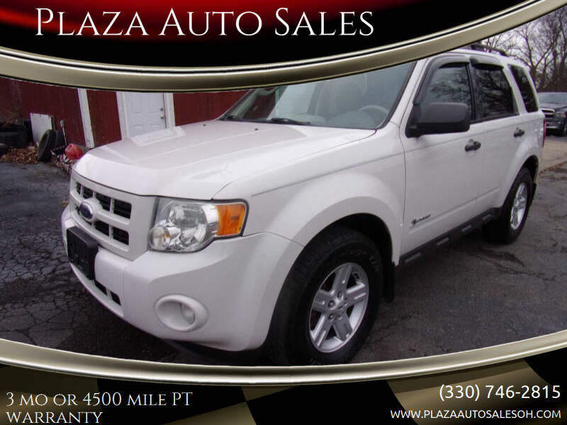 2009 Ford Escape Hybrid for sale at Plaza Auto Sales in Poland OH