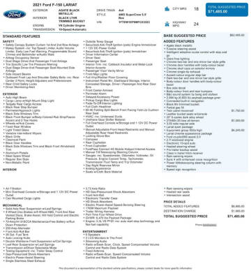 2021 Ford F-150 Lariat